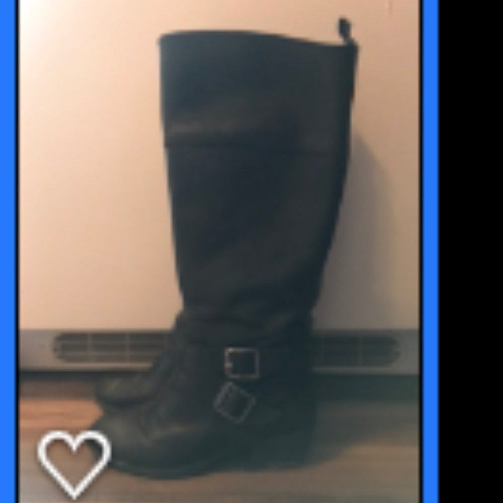 Black Leather Boots
